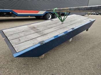 SEMI TRAILER / EXTENDABLE / 2 X STEERING AXLE / WHEEL WELL / RAD MULDE